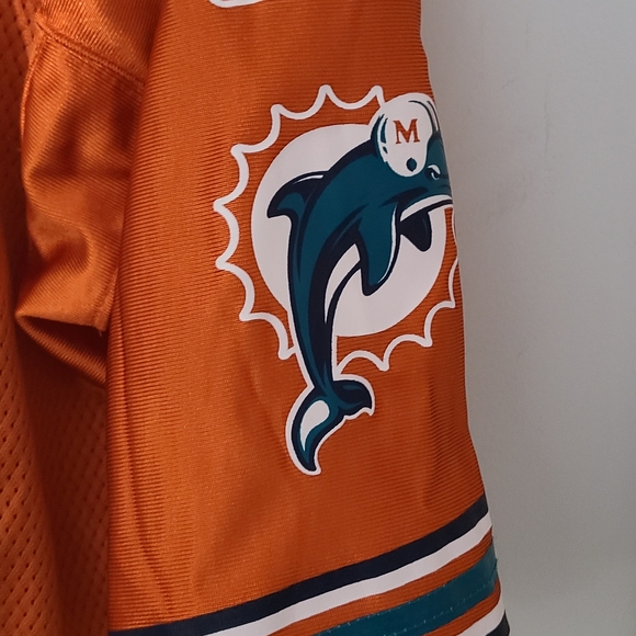 Miami Dolphins Reebok NFL Jersey #32 Ronnie Brown Size Large - Picture 5 of 6